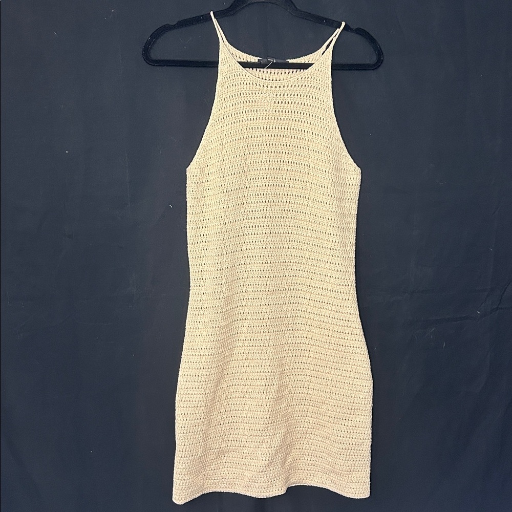 Banana Republic Cream Knit Dress